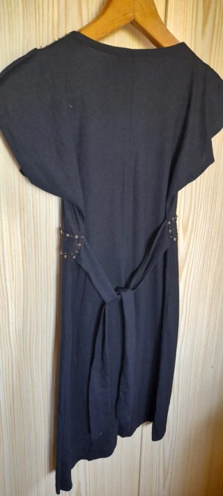 Vestido vintage negro con lentejuelas