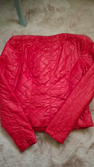 Cazadora biker AMISU roja talla M/38
