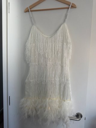 Vestido fiesta novia blanco
