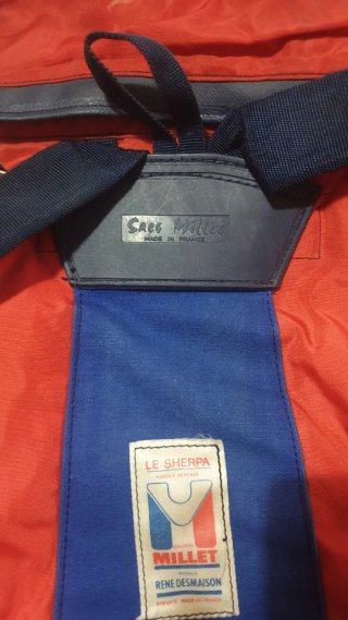 Mochila Millet Montaña Años 70