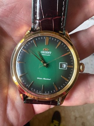 Reloj Orient Bambino Oro Verde Automático