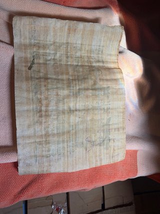 Papiro Egípcio Decorativo Arte Antigo