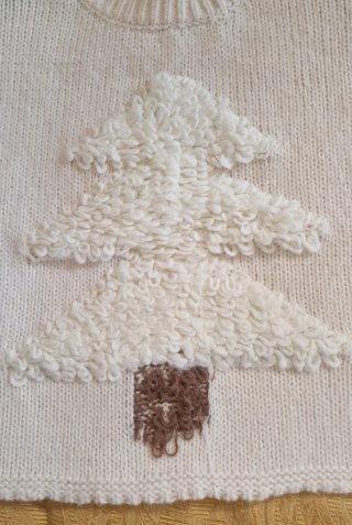 Maglione donna albero di Natale