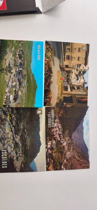 4 Postales Antiguas Andorra