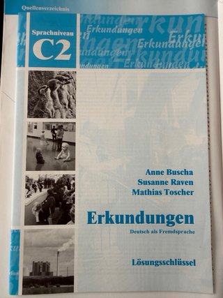 Libro Alemán Erkundungen C2 + Soluciones + CD