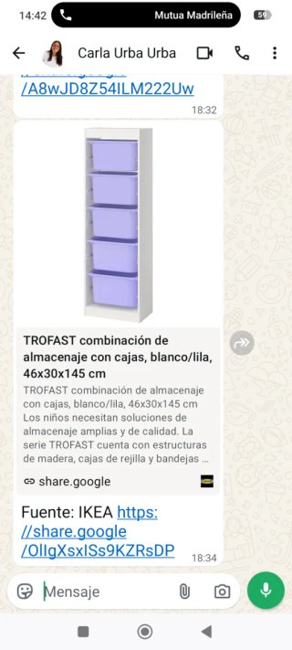 Conjunto 5 Muebles Habitación Infantil