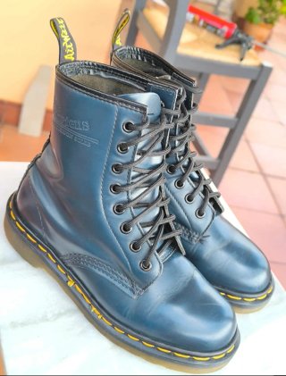 Botas Dr. Martens made in England azul Uk 3 Eu 36
