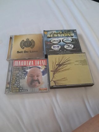 Lote 10 CDs Dance Club Sessions y Maquina Total