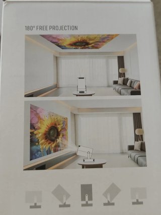 Proiettore Magic Cube Nuovo Bianco