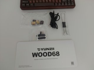 YUNZII WOOD68 Teclado Mecánico Madera