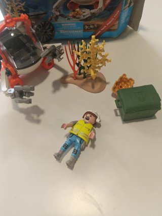 Playmobil Submarino Tiburón Tesoro 1860