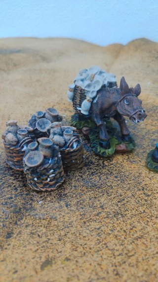 Figuras Belén Atosa: Burro, Pastor y Oveja