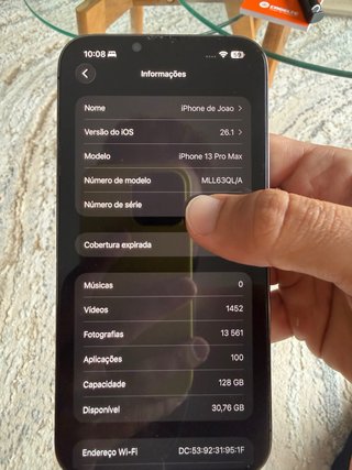 iPhone 13 Pro Max Grafite 128GB