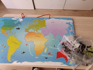 Mappamondo Magnetico Educativo