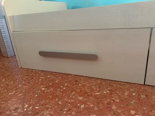 Cama 90x190 con cajones