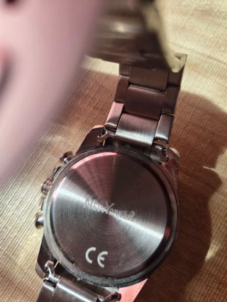 Reloj DE Essentials Hombre Negro/Plateado