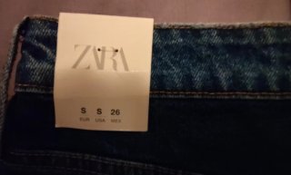 Falda vaquera azul Talla S