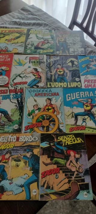 Fumetti Zagor prima e seconda serie