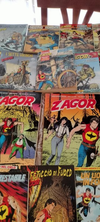 Fumetti Zagor prima e seconda serie