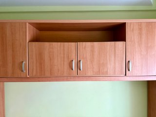 Mueble juvenil con 2 camas, armarios y almacenaje