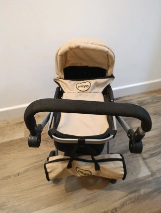 Carrito y cunita de juguete Miyo