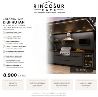 Cocina Exterior Gas RINCUSUR HOME