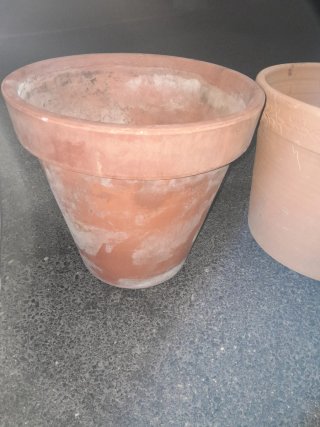 Macetero de barro