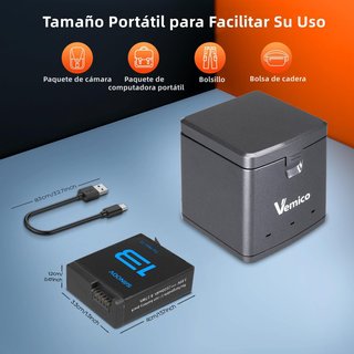 Cargador + 3 baterías GoPro 13 Nuevo Garantia