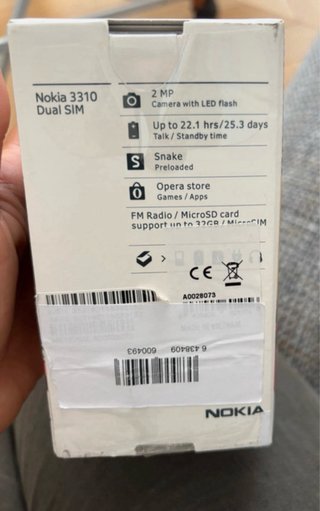Nokia 3310 grigio/bianco