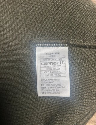 Berretto Carhartt Verde
