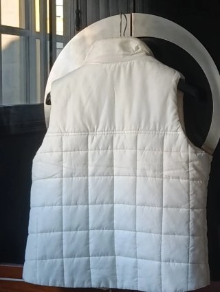 Chaleco plumífero Next blanco Talla M