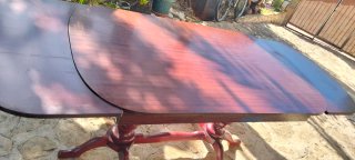 Mesa plegable de madera