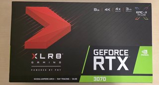 PNY XLR8 RTX 3070 8GB Triple Fan RGB + caja