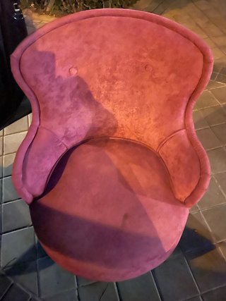 Butaca descalzadora terciopelo
