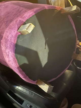 Butaca descalzadora terciopelo