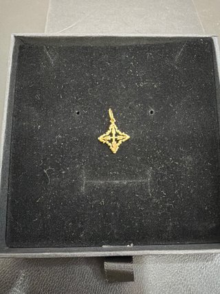Colgante Cruz Mallorquina Oro 18k Pequeña