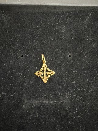 Colgante Cruz Mallorquina Oro 18k Pequeña