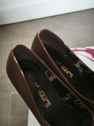 Zapatos de tacón marrones T38
