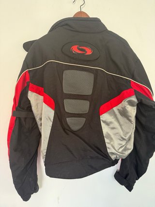 Chaqueta Moto Levior Negra Roja Talla L