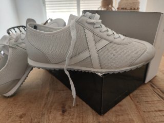 Zapatillas Munich Osaka Talla 41 Gris/Blanco