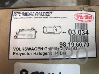 Faro volkswagen golf 3 nuevo