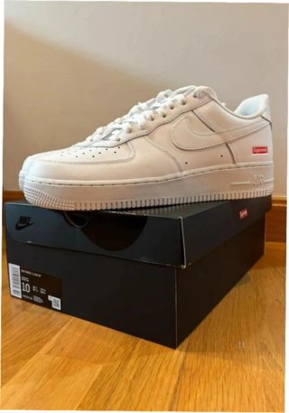 Nike Air Force 1 Low Supreme Blanco Talla 43