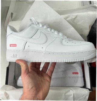 Nike Air Force 1 Low Supreme Blanco Talla 43