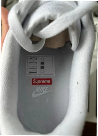 Nike Air Force 1 Low Supreme Blanco Talla 43