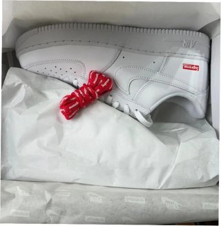 Nike Air Force 1 Low Supreme Blanco Talla 43