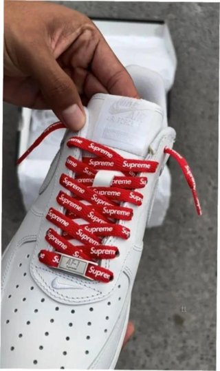 Nike Air Force 1 Low Supreme Blanco Talla 40