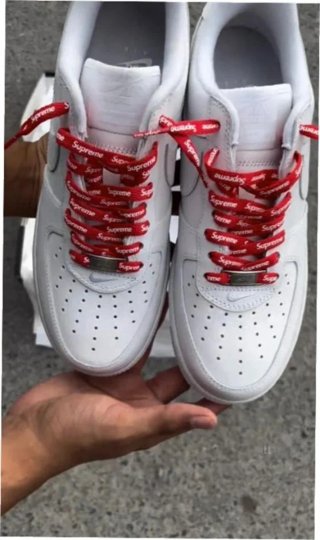 Nike Air Force 1 Low Supreme Blanco Talla 40