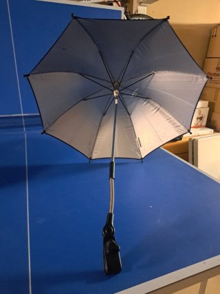 Sombrilla para carrito de bebé azul