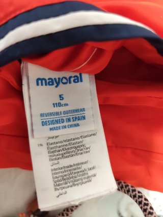 Lote Invierno Mayoral 5 años: Trenca y Cortaviento
