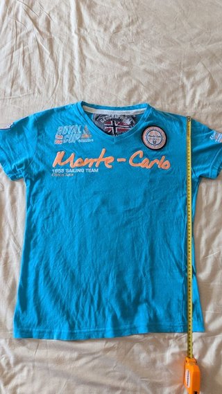 Camiseta Geographical Norway Talla 16A Turquesa